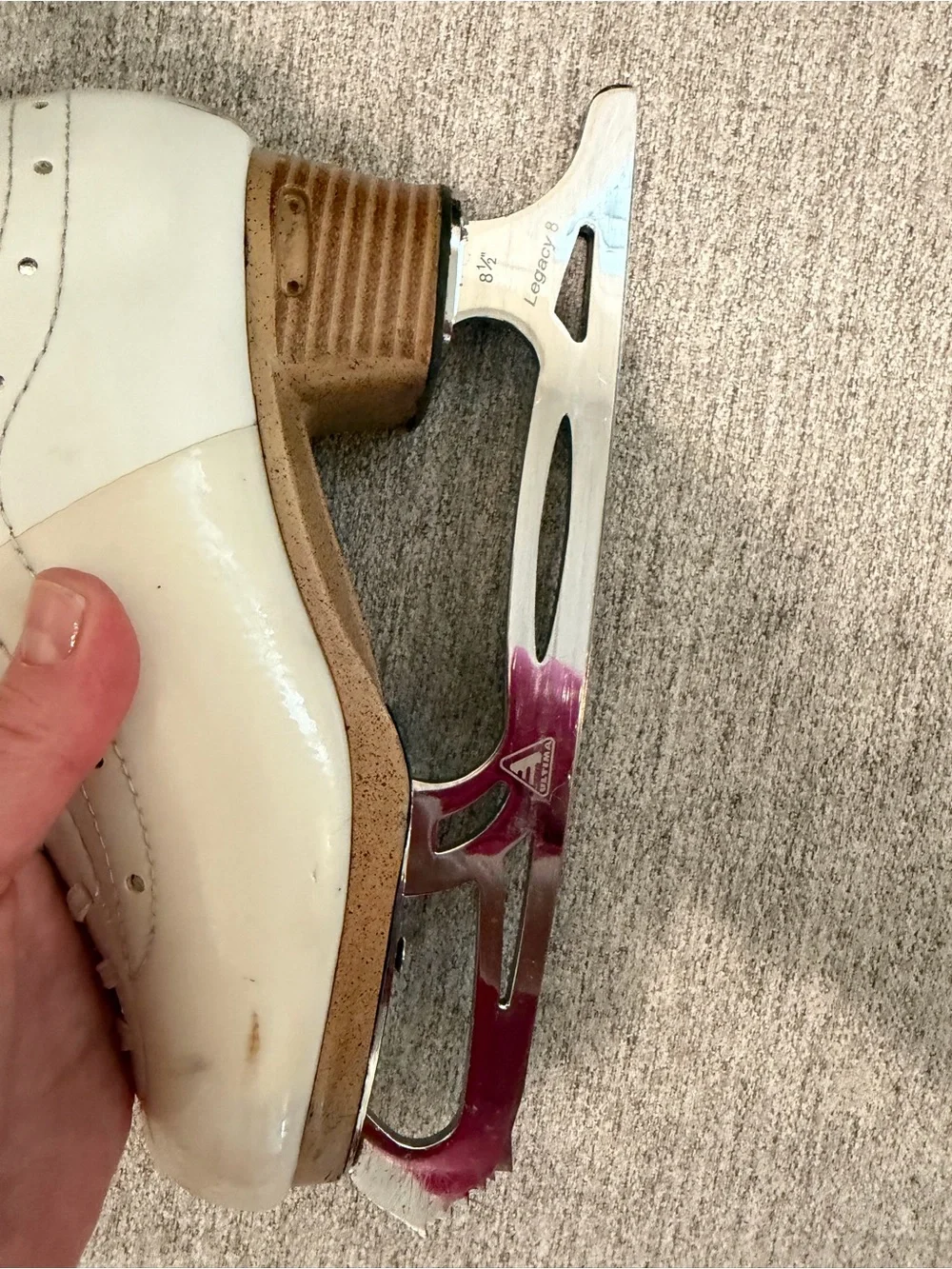 JACKSON Entre Figure Ice Skates size 3 legacy 8 blades 8.5”
